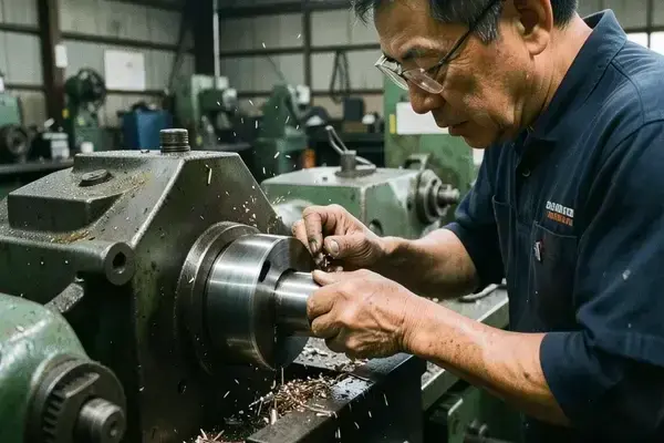 ポンプ修理作業